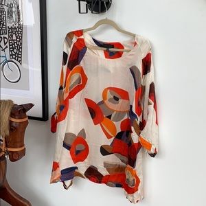 UIla popken selection modern silk tunic 24/26